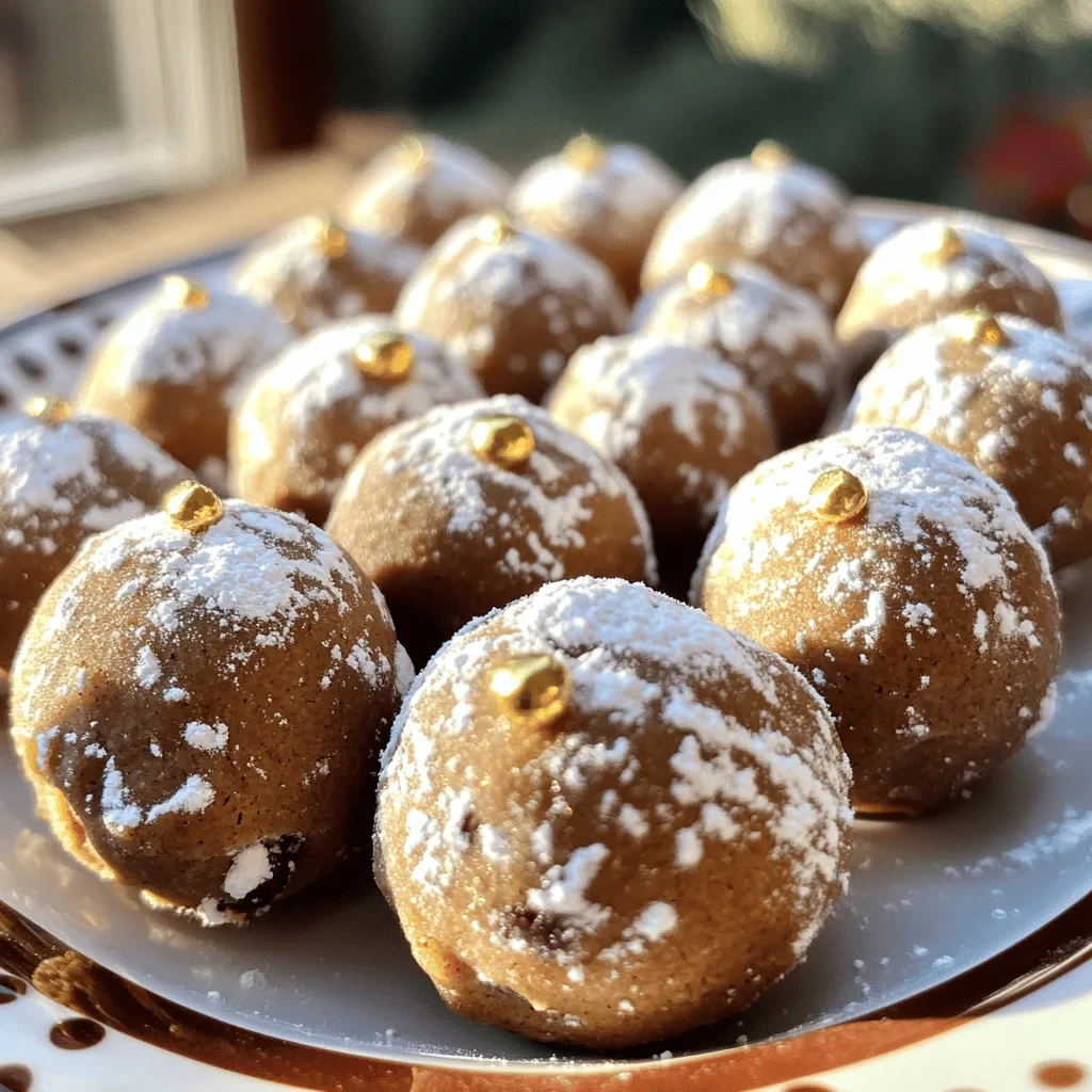 Gingerbread Cookie Dough Bites Irresistible Holiday Treat