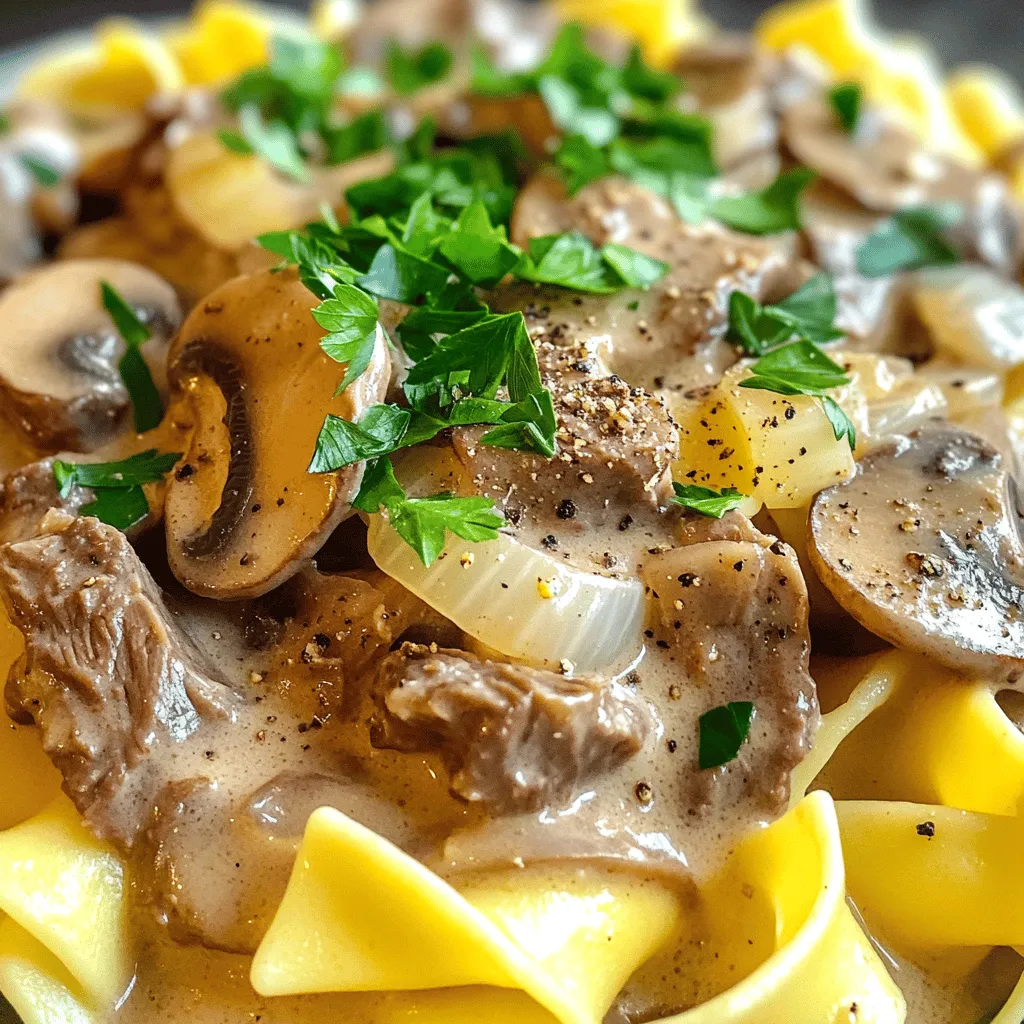 Classic Beef Stroganoff Hearty Comforting Dish