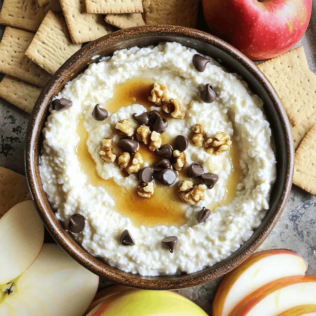 Cottage Cheese Cookie Dough Dip Tasty and Simple Treat