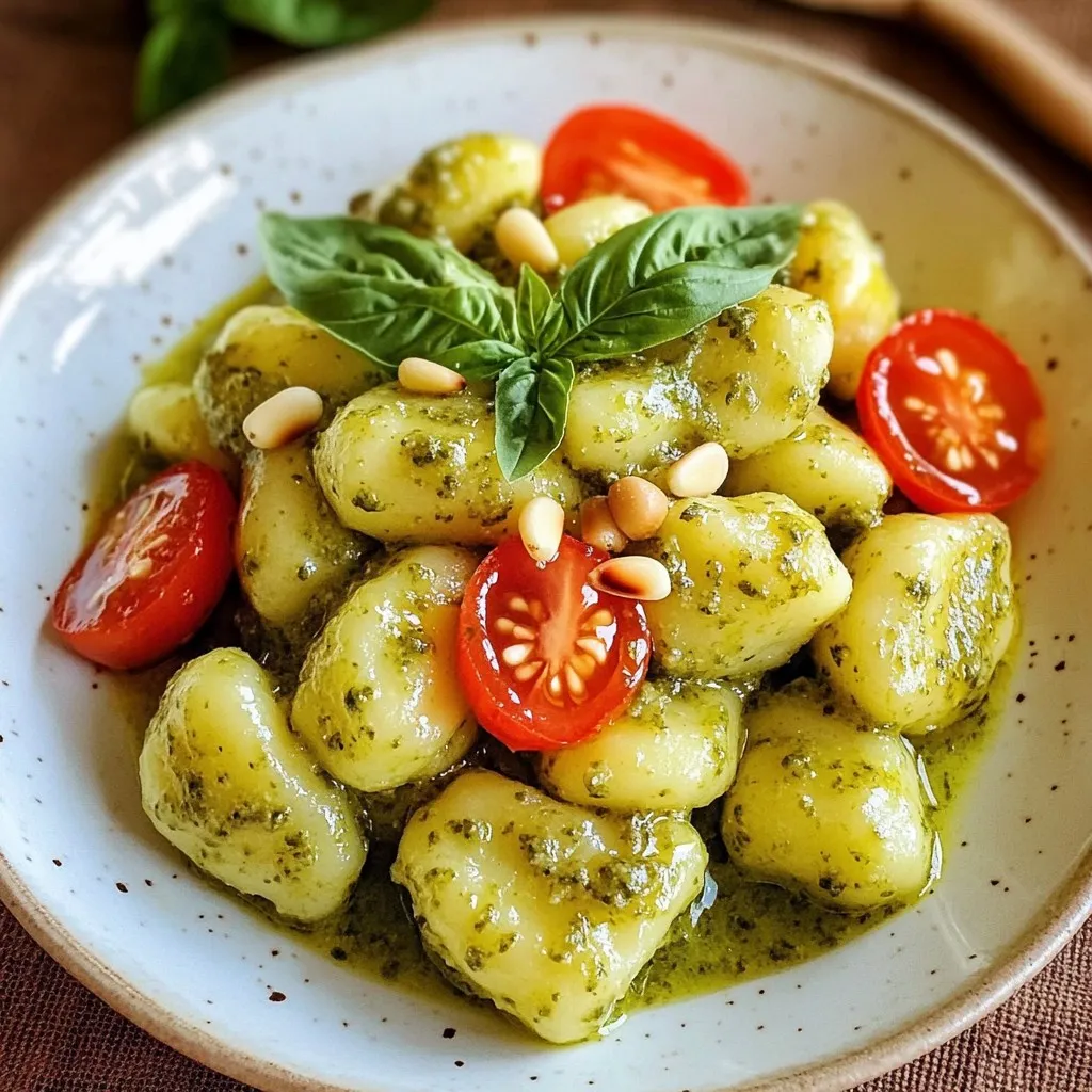 Creamy Pesto Gnocchi Delicious and Simple Recipe
