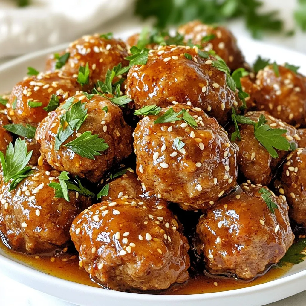 Spicy Honey Garlic Meatballs Bold and Flavorful Treat