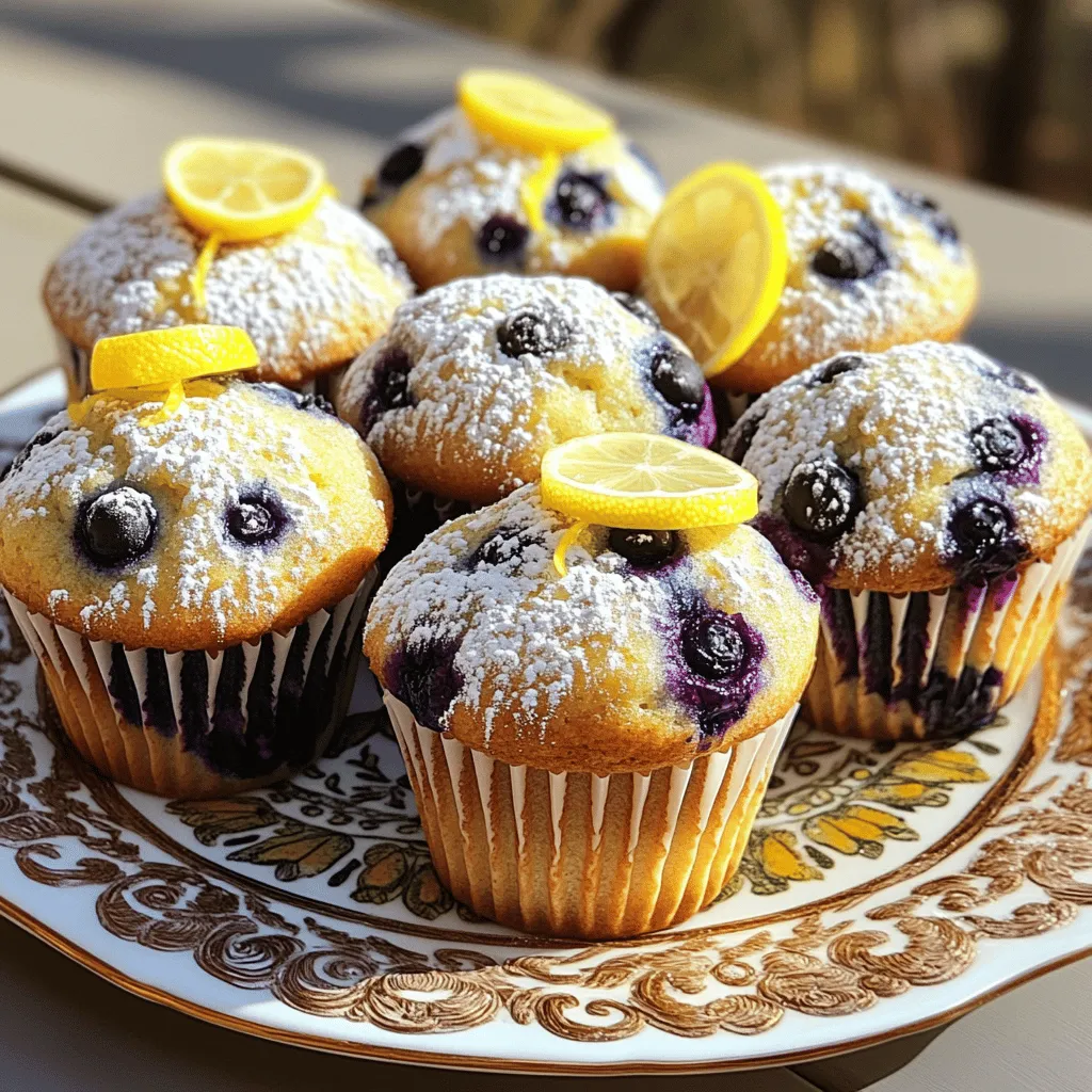 Lemon Blueberry Muffins Simple and Delicious Recipe