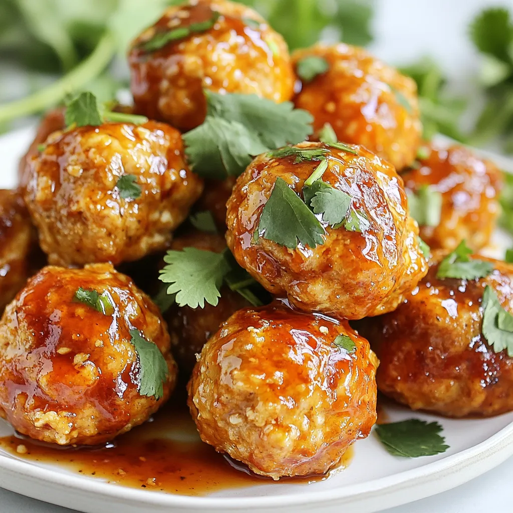 Savory Sweet Chili Glazed Meatballs Easy Recipe