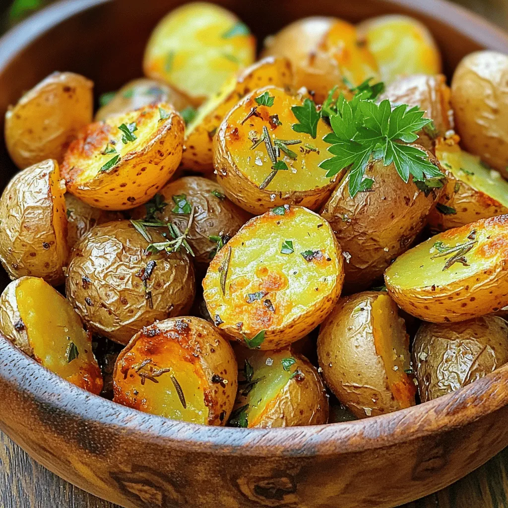 Garlic Herb Roasted Potatoes Simple and Flavorful Dish