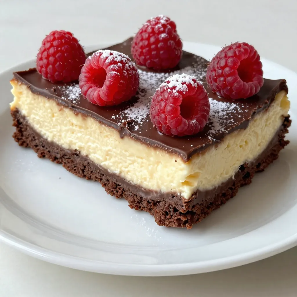 Raspberry Cheesecake Brownies Delightful Dessert Treat