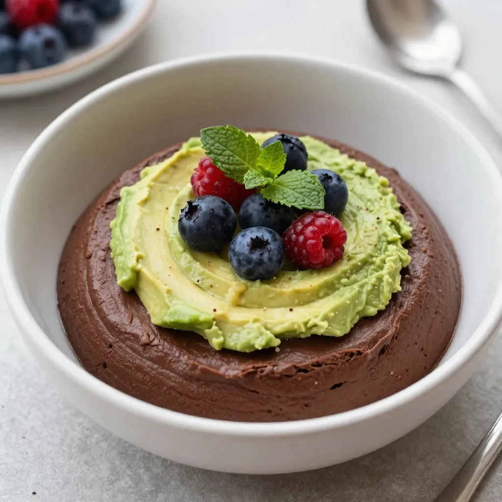 Avocado Chocolate Mousse Rich and Decadent Treat