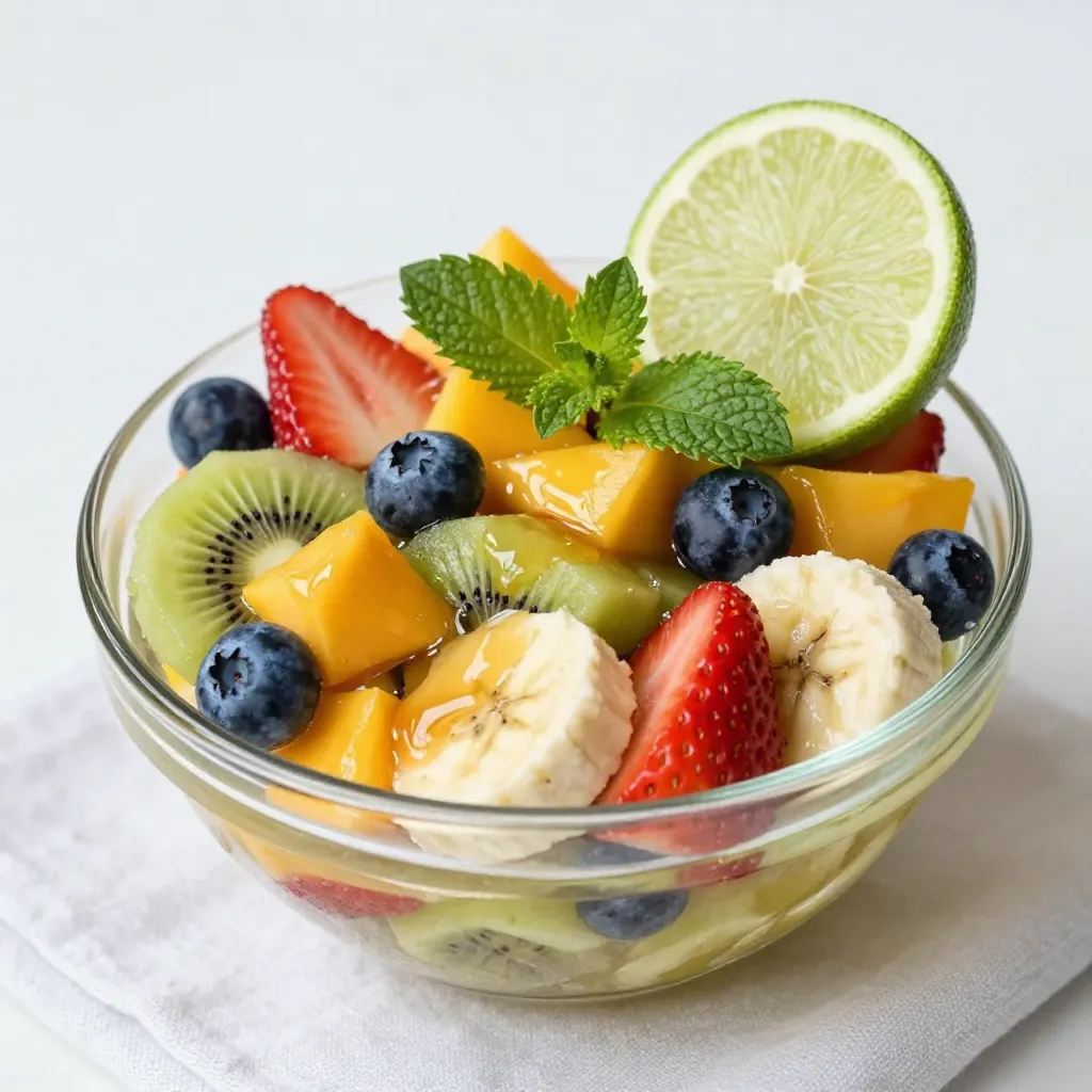 Honey Lime Fruit Salad Refreshing and Simple Dish