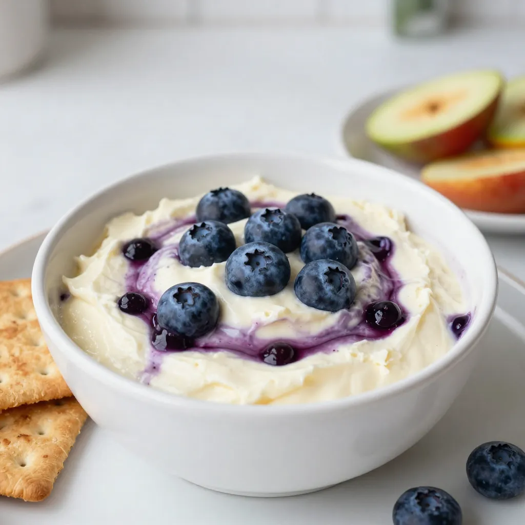Blueberry Cheesecake Dip Decadent and Easy Recipe