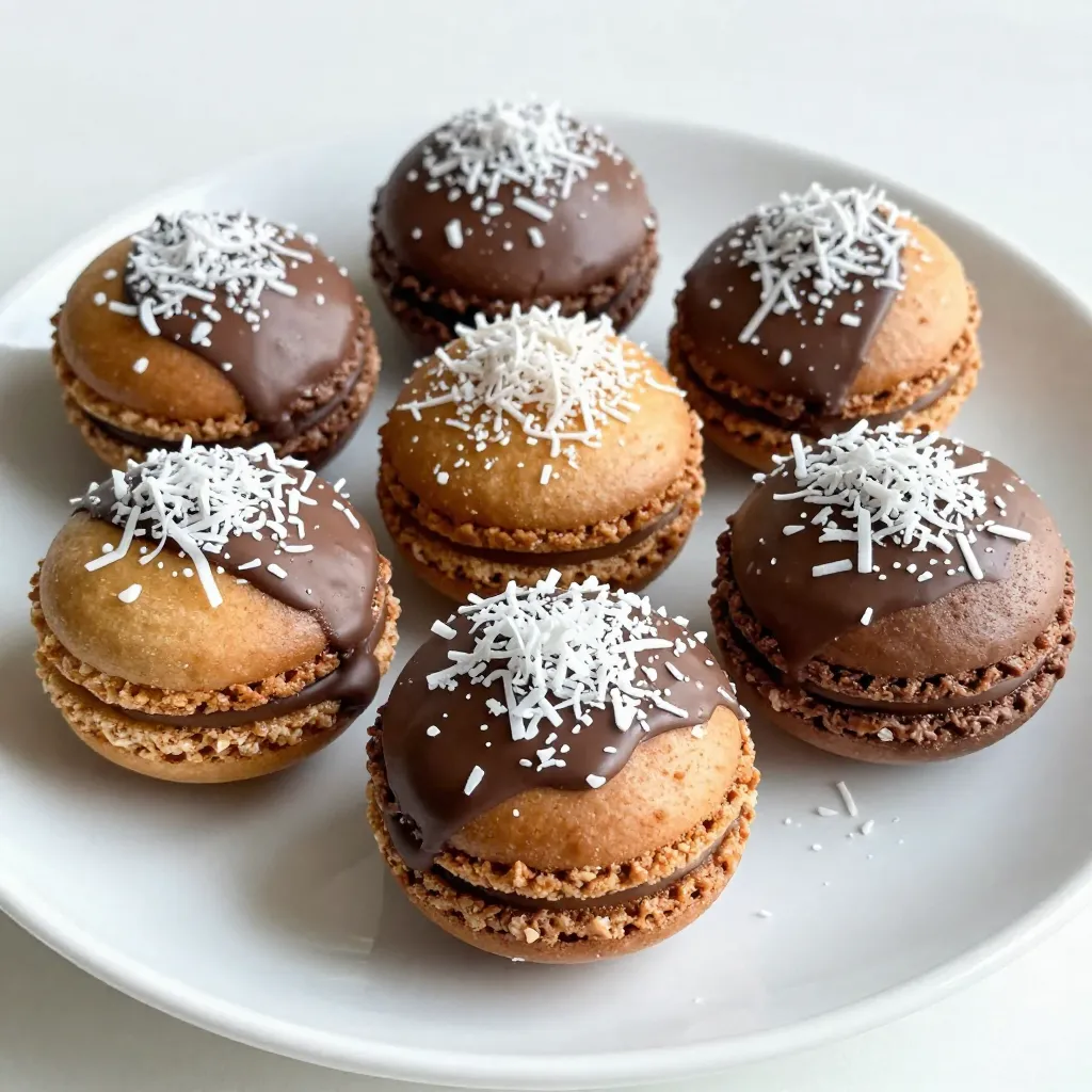 Chocolate Dipped Coconut Macaroons Deliciously Easy