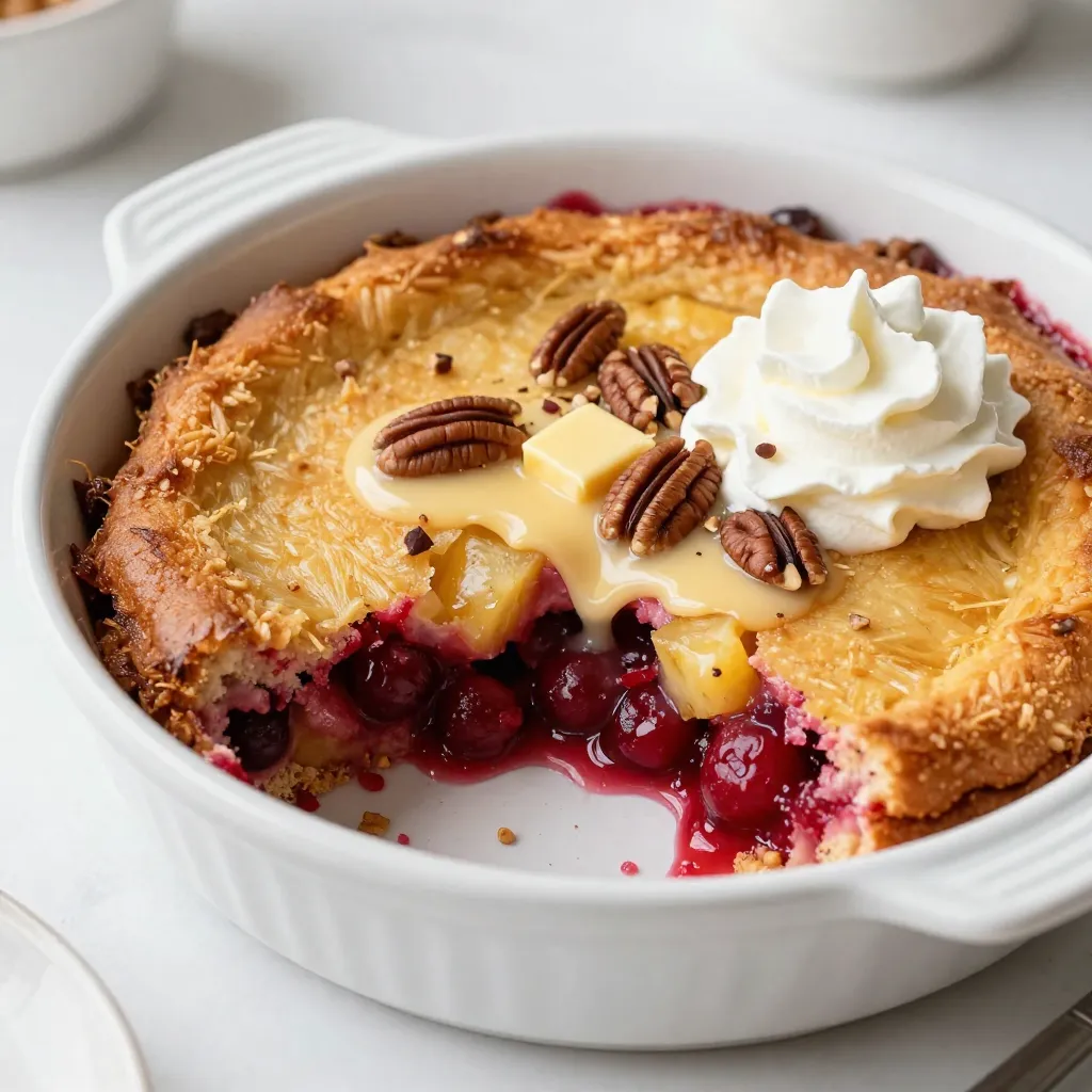 Cherry Pineapple Dump Cake Easy and Delicious Recipe