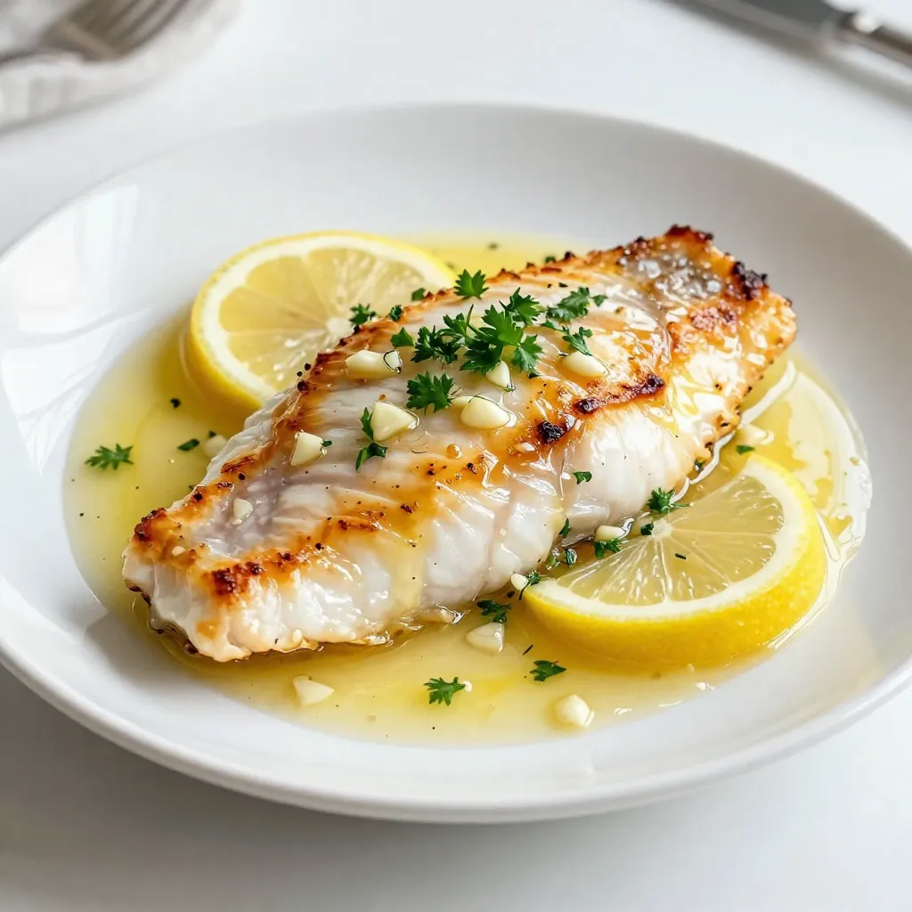 Garlic Butter Lemon Tilapia Tasty and Simple Dish