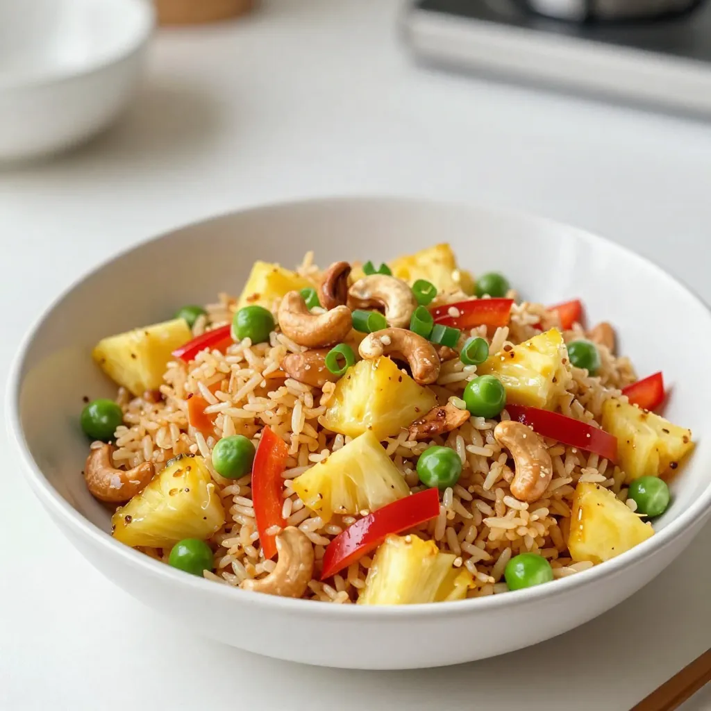 Tropical Pineapple Fried Rice Flavorful Dinner Delight