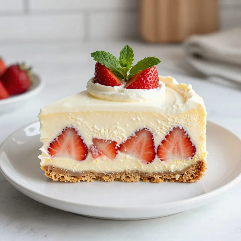 Strawberry Cheesecake Icebox Cake Delicious and Easy