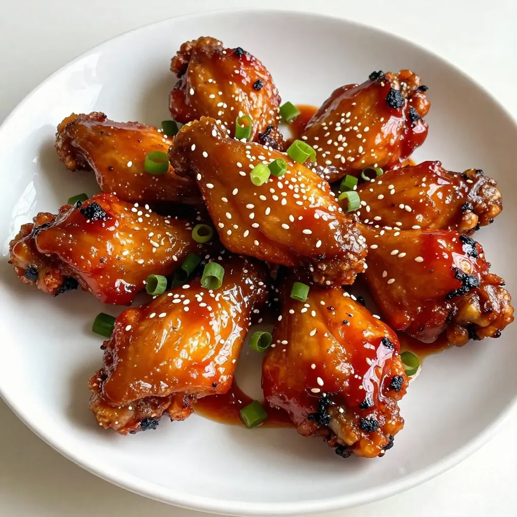Sweet &#038; Spicy Korean Chicken Wings Tasty Delight