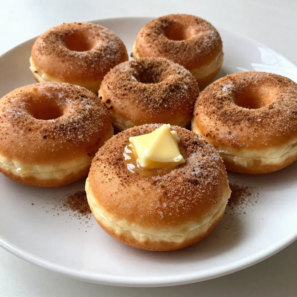 Cinnamon Sugar Baked Donuts Soft and Fluffy Treat