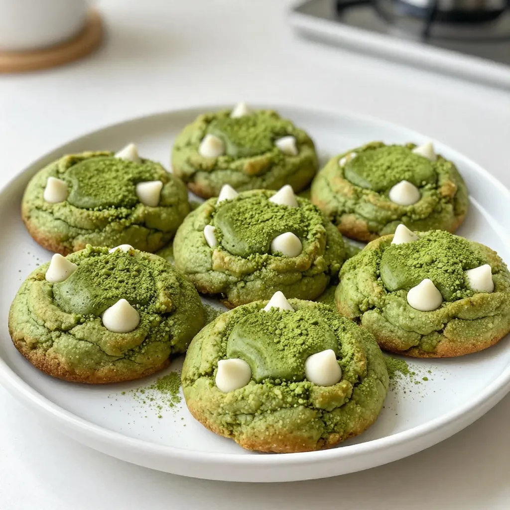 Matcha White Chocolate Cookies Indulge in Flavorful Bliss