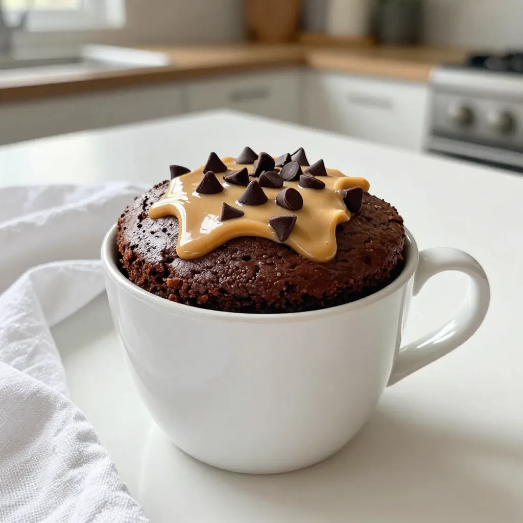 Chocolate Peanut Butter Mug Cake Quick and Tasty Dessert