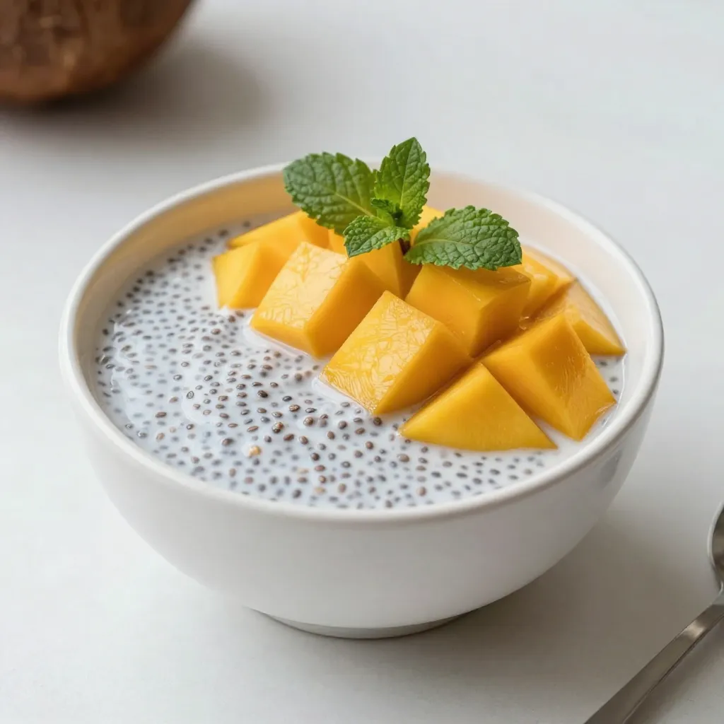 Coconut Mango Chia Pudding Healthy and Flavorful Treat