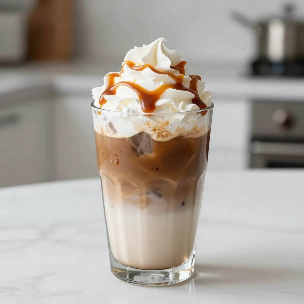 Iced Caramel Macchiato Copycat Deliciously Easy Recipe