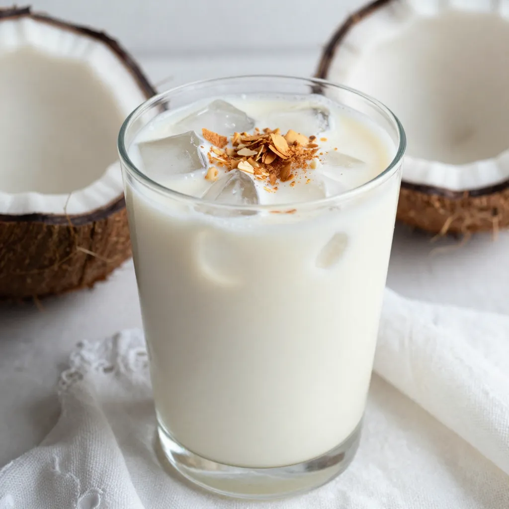 Creamy Coconut Horchata Refreshing Summer Drink