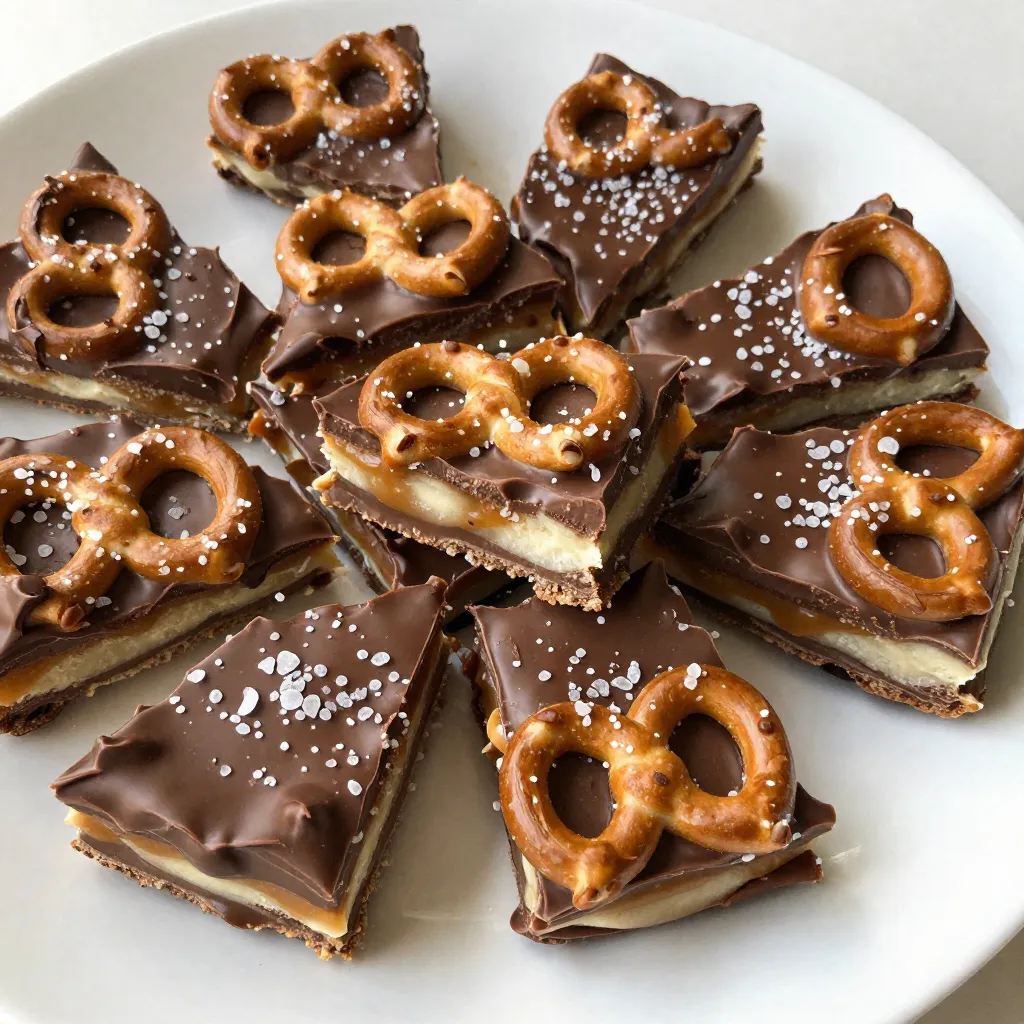 Salted Caramel Pretzel Bark Irresistible Delight