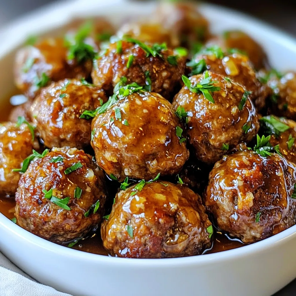 Honey Garlic Glazed Meatballs Simple and Tasty Dish