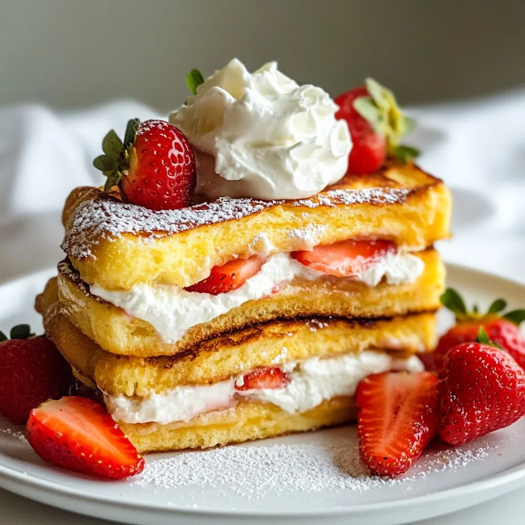 Strawberry Cheesecake French Toast Delightful Treat