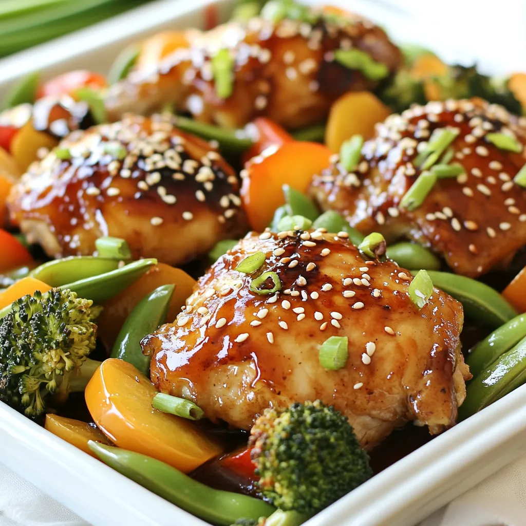 Sheet Pan Teriyaki Chicken and Veggies Tasty Meal