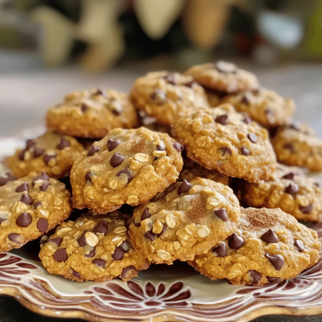 Pumpkin Oatmeal Chocolate Chip Cookies Delightful Treat