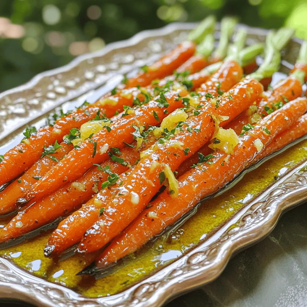 For Tangy Lemon Garlic Roasted Carrots, you need simple and fresh ingredients. Here’s the complete ingredient list: