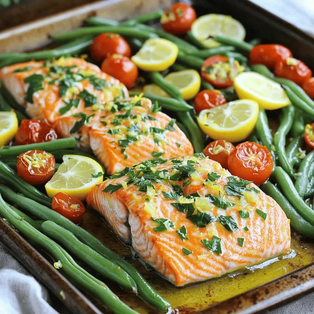 One Pan Lemon Garlic Salmon Healthy and Simple Meal
