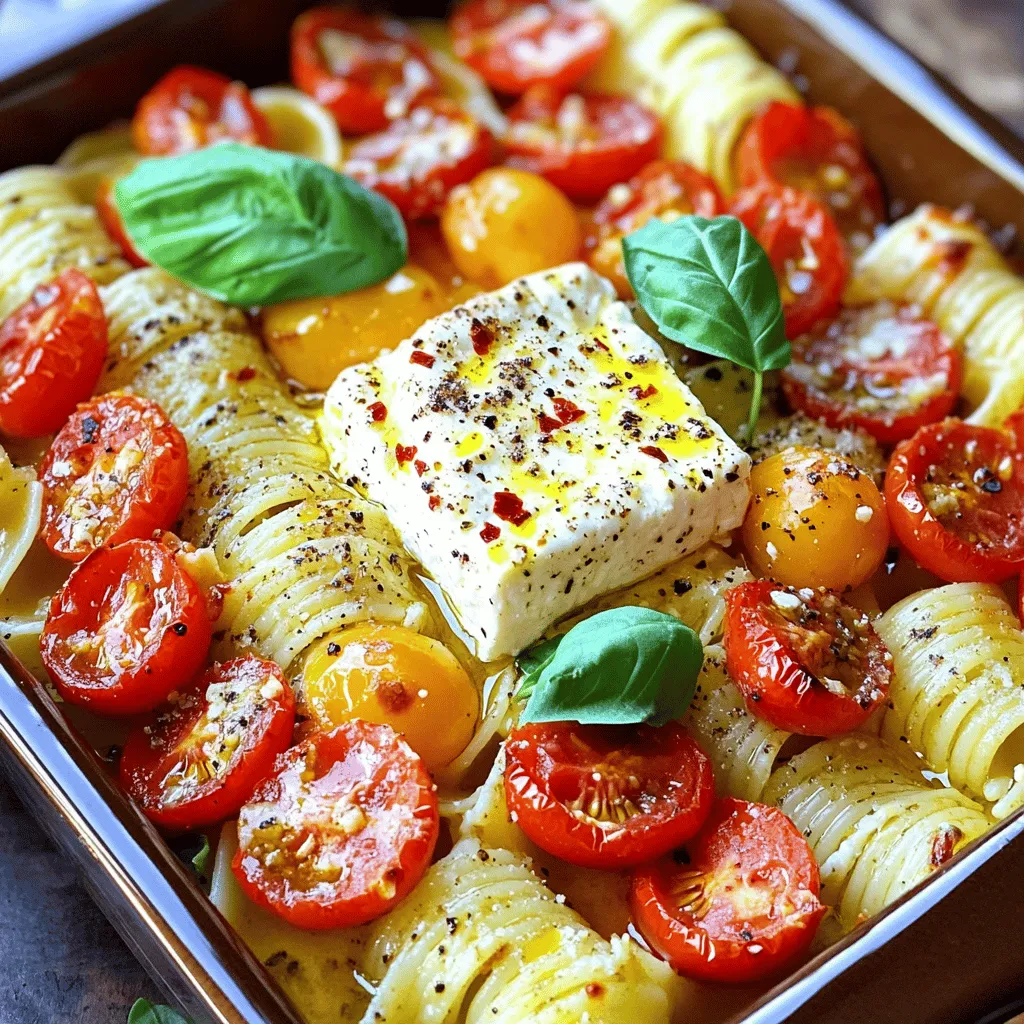 Baked Feta Pasta Creamy and Simple Delight