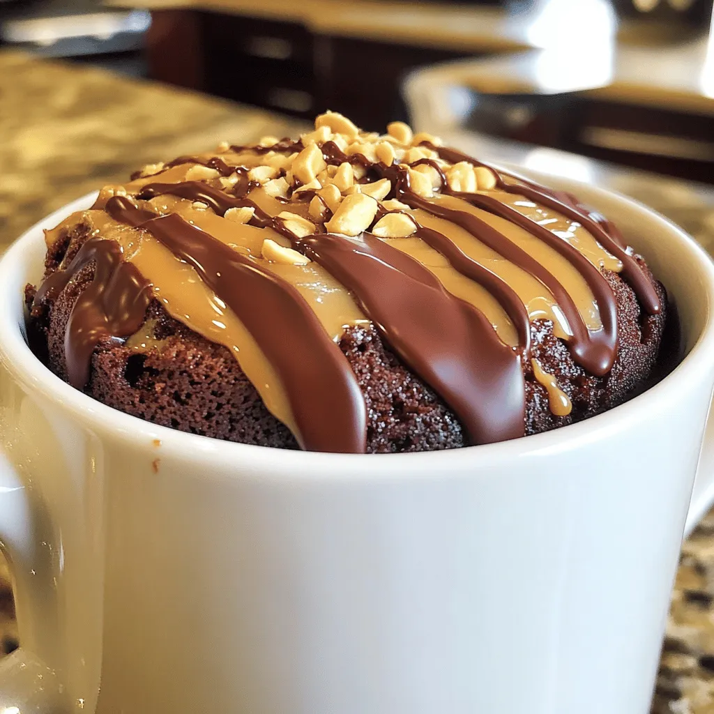 Chocolate Peanut Butter Mug Cake Easy and Tasty Treat