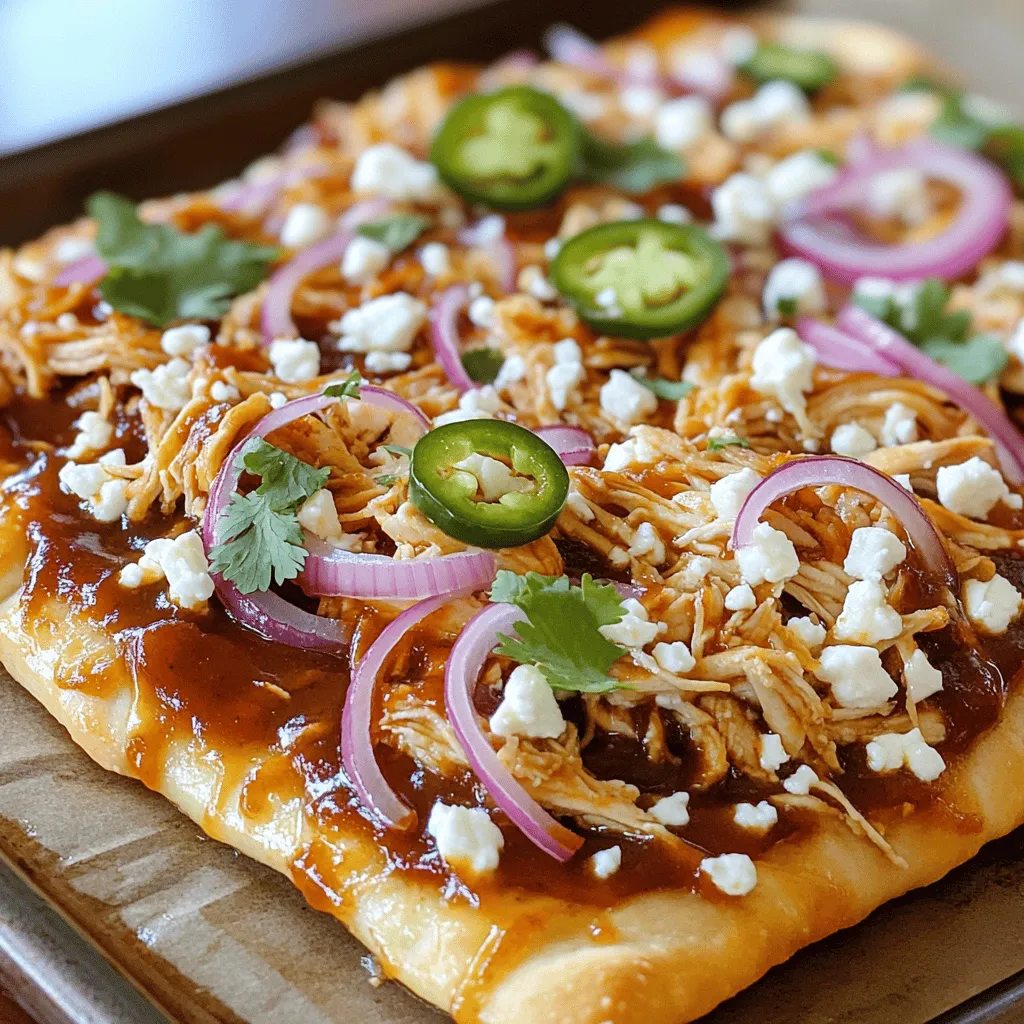 BBQ Chicken Flatbread Delightful and Simple Recipe
