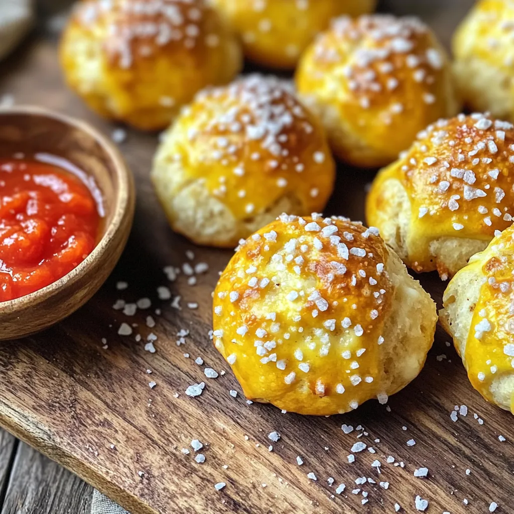 Garlic Parmesan Pretzel Bites Air Fryer Delight