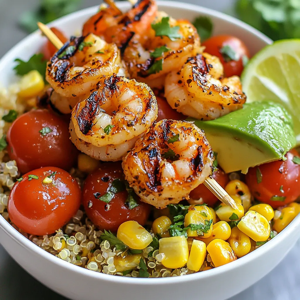 Grilled Shrimp Bowl Fresh and Flavorful Delight