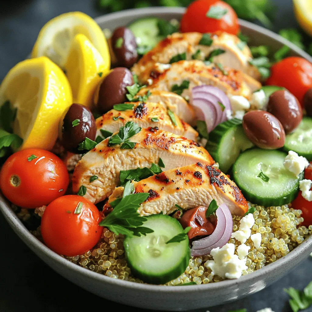 Healthy Greek Chicken Bowls Flavor-Packed and Nutritious