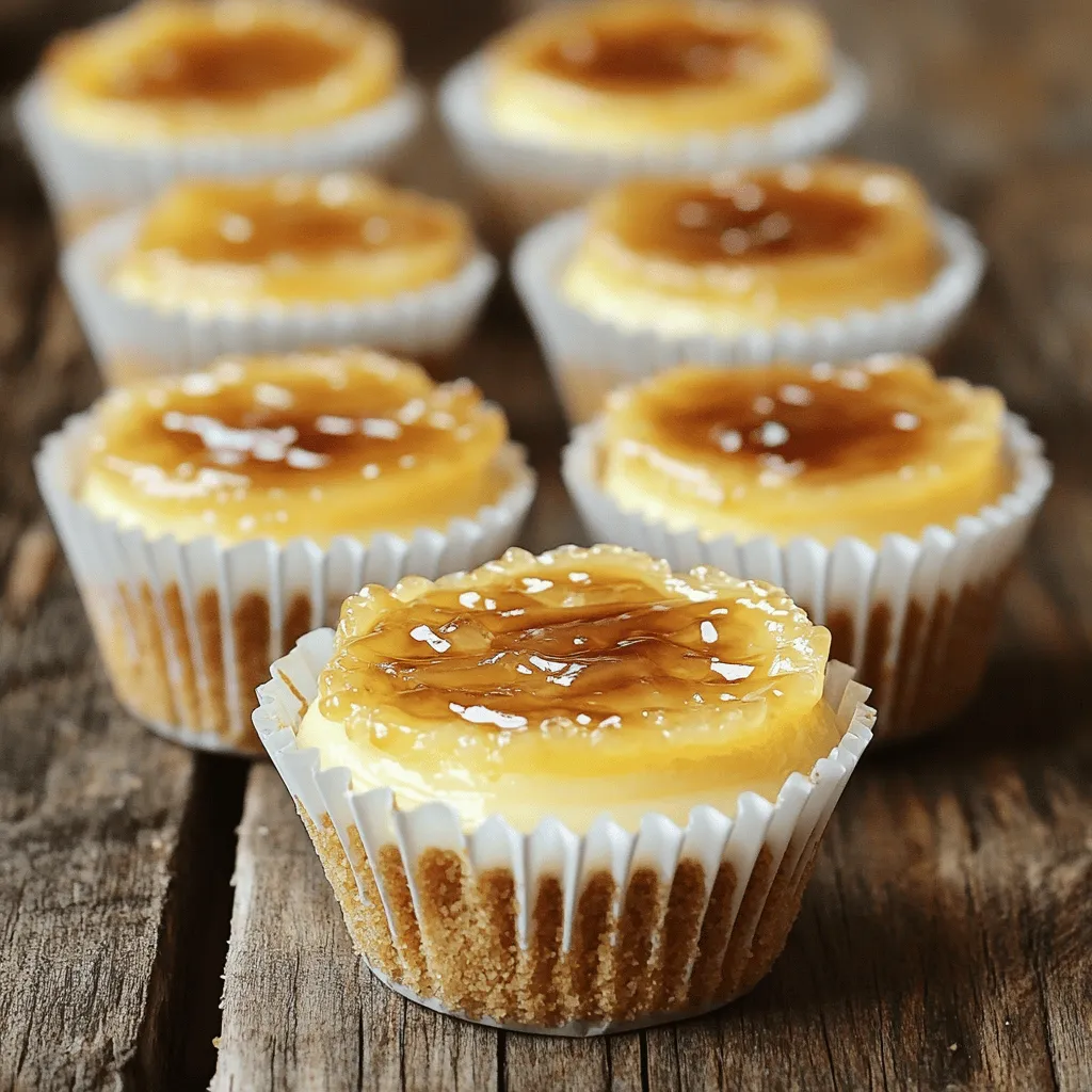 Mini Crème Brûlée Cheesecakes Delightful Dessert Recipe