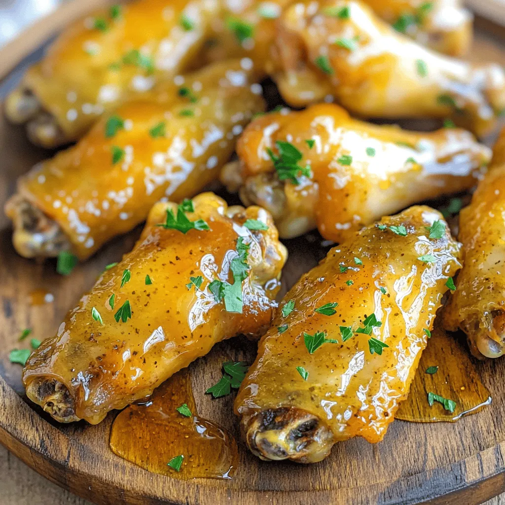 Air Fryer Honey Mustard Chicken Wings Delight