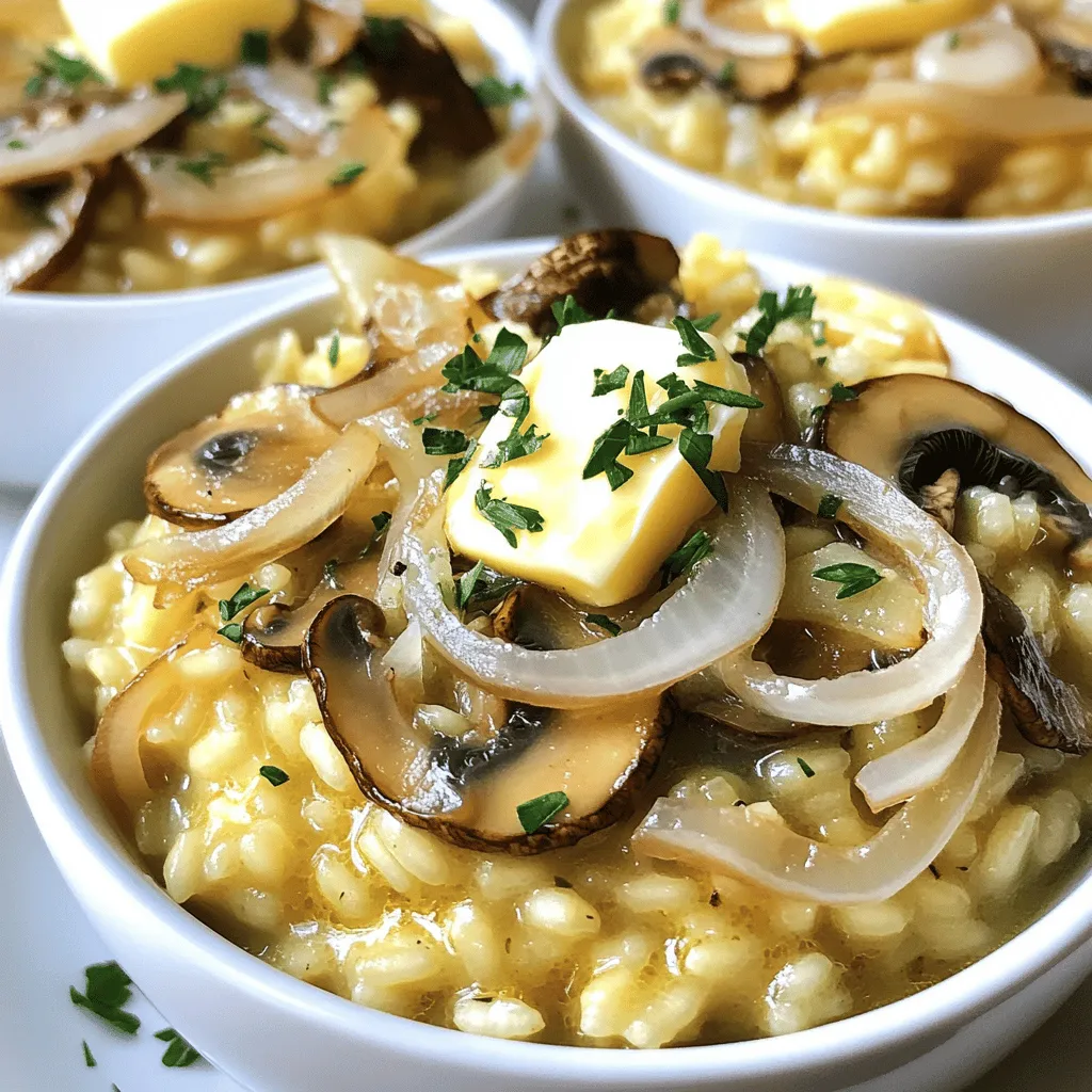 Garlic Butter Mushroom Risotto Creamy Comfort Dish