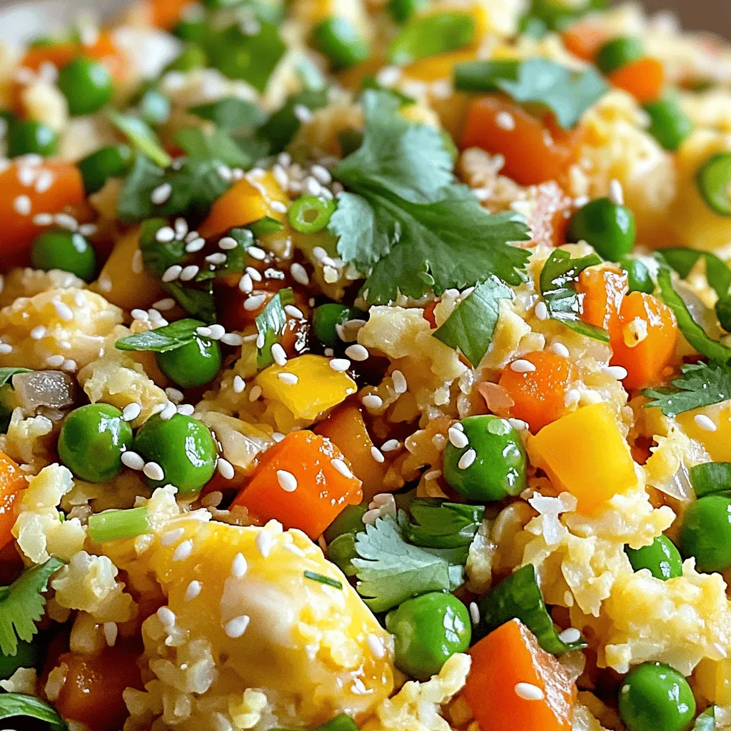 Cauliflower Fried Rice Delicious and Easy Recipe