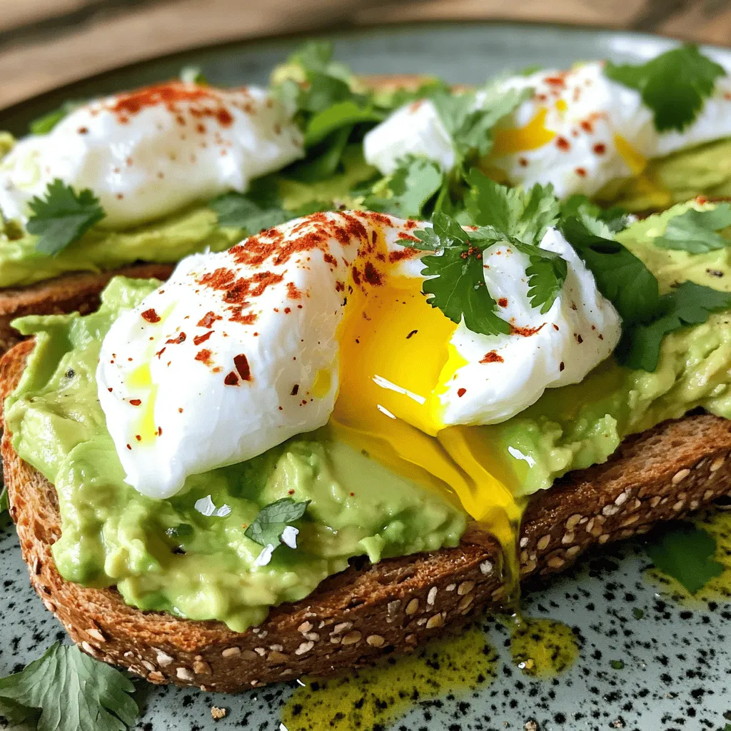 Savory Avocado Toast with Poached Egg Recipe