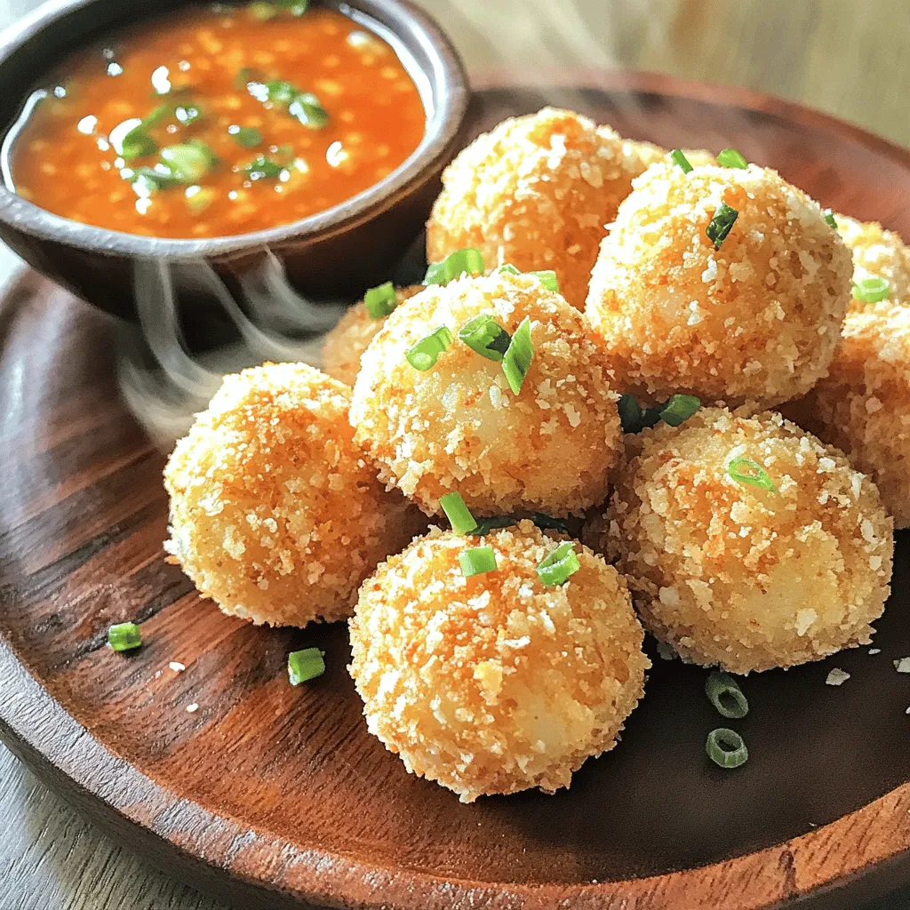 Crispy Shrimp Balls with Sweet Chili Sauce Delight