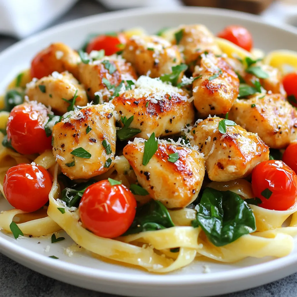 Garlic Butter Chicken Bites with Pasta Flavors Unleashed