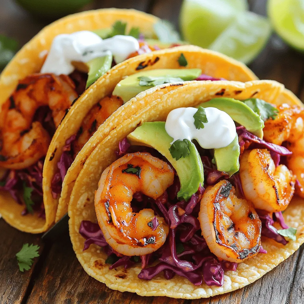 Spicy Shrimp Tacos with Slaw Flavorful and Fresh Delight