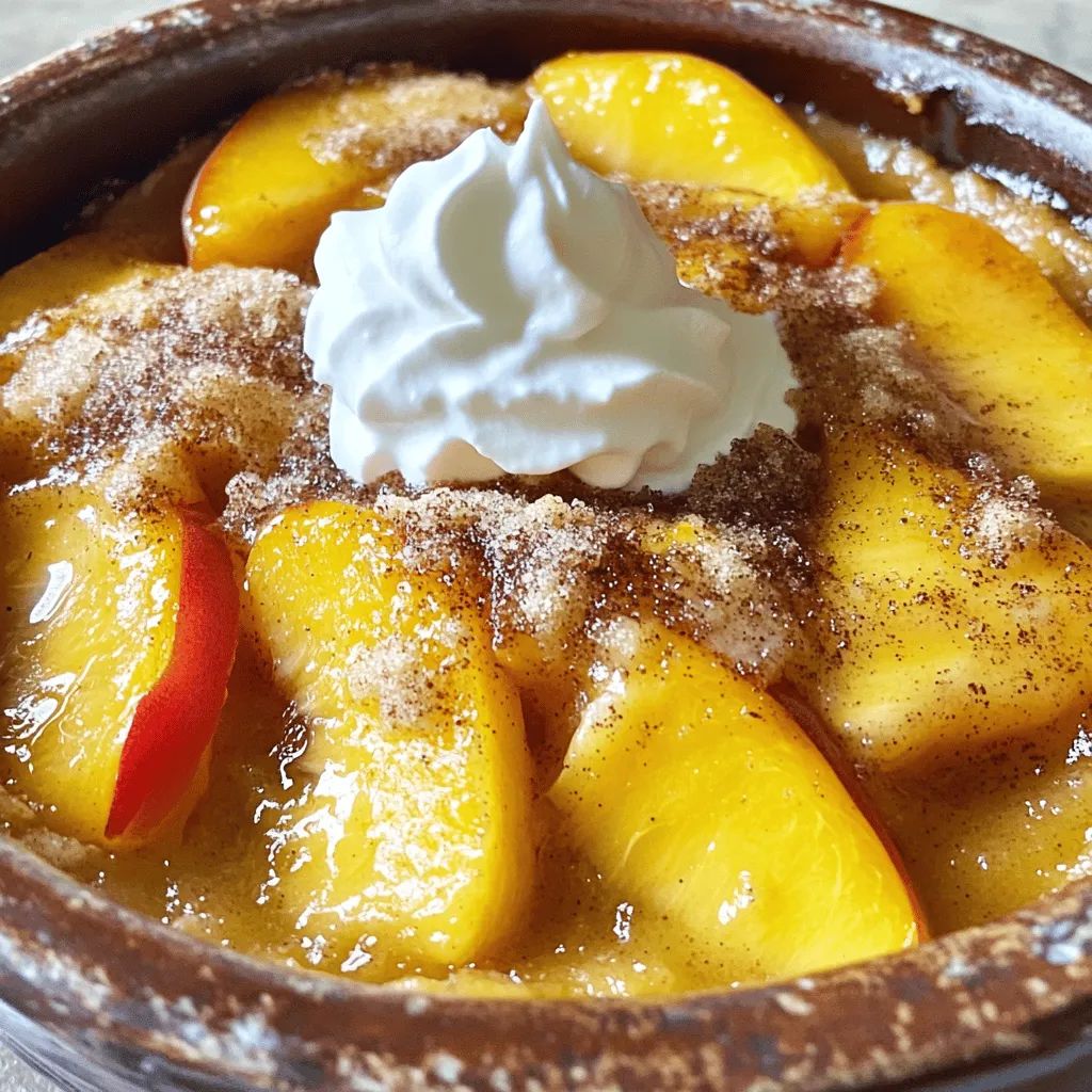 Easy Peach Cobbler Simple and Tasty Dessert Recipe