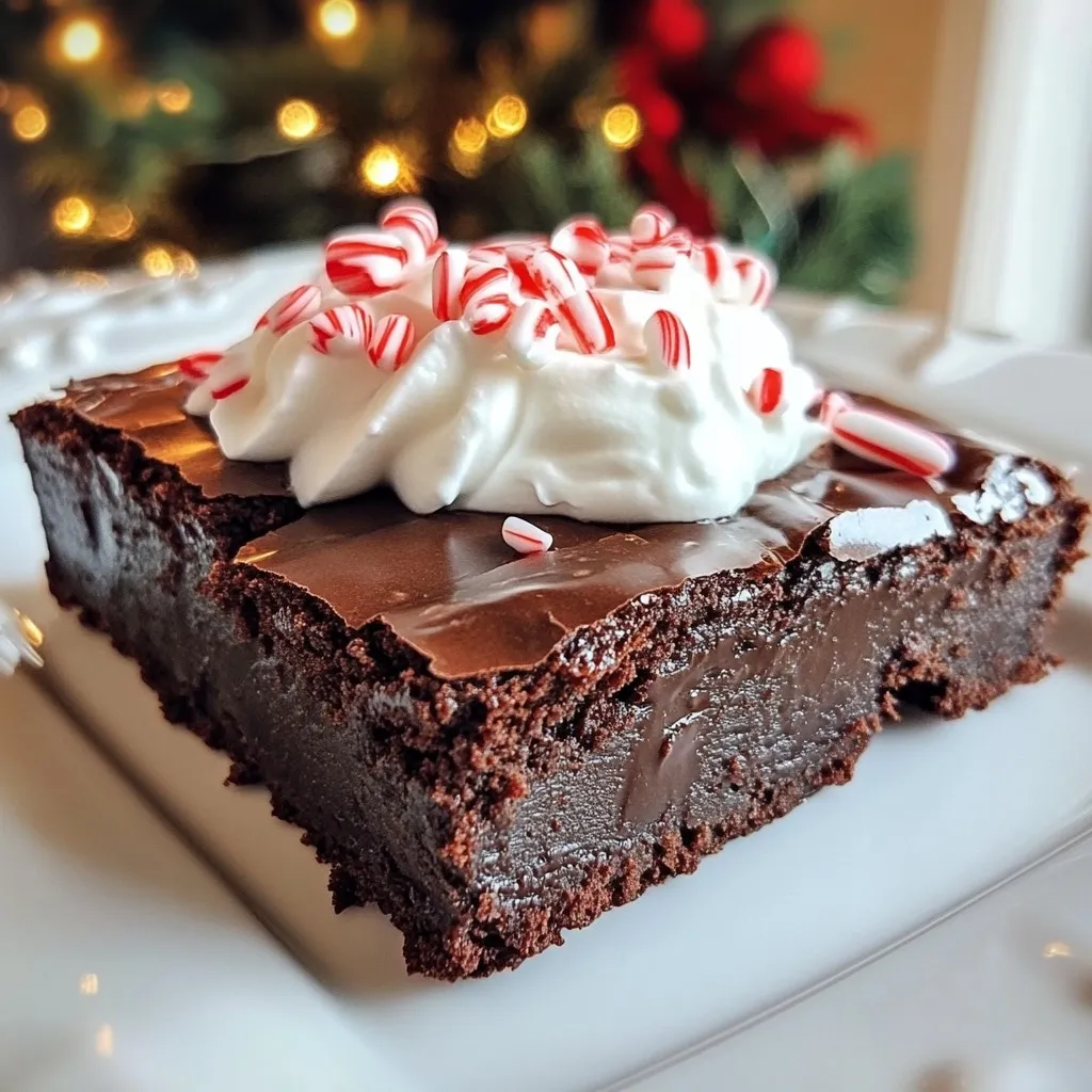 Peppermint Mocha Brownies Irresistible Holiday Delight
