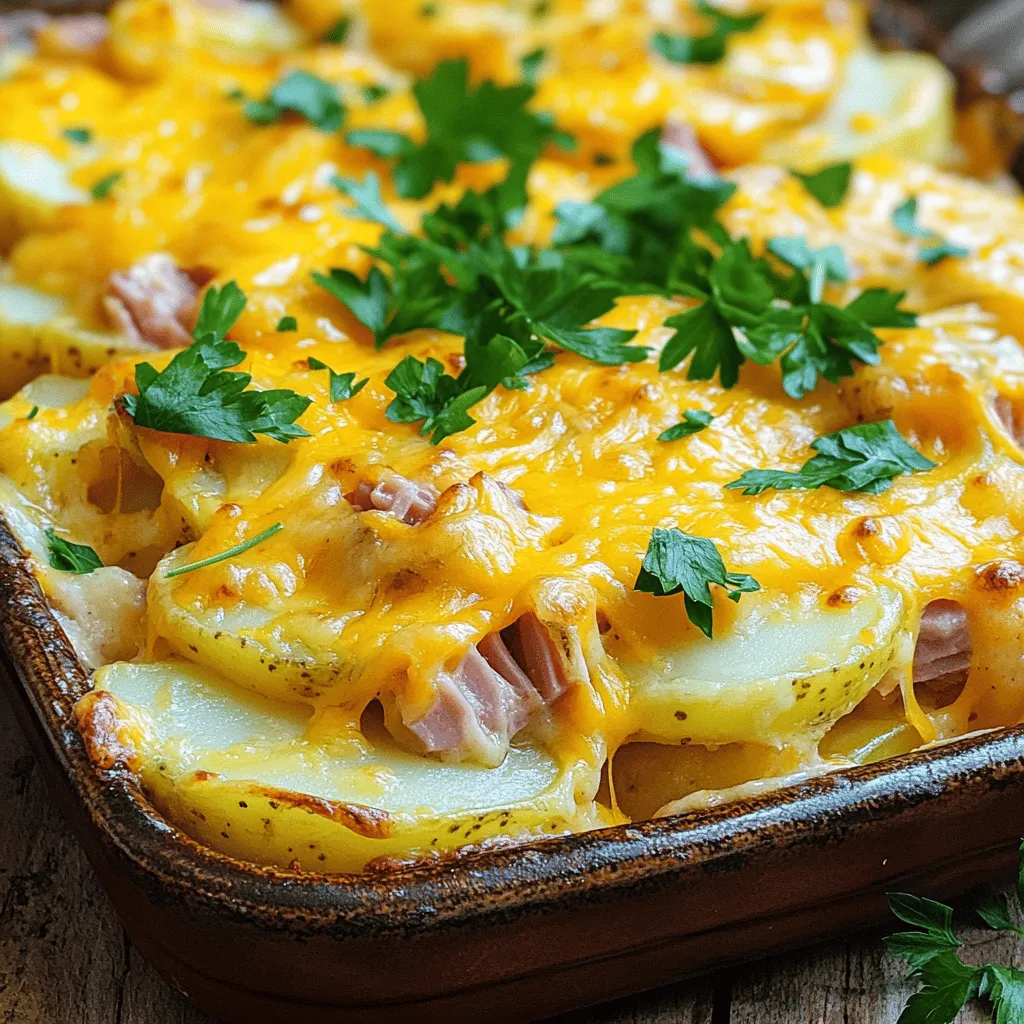 Cheesy Ham and Potato Casserole Simple Comfort Food