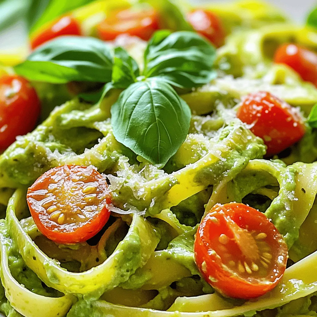 Creamy Avocado Pasta Quick and Simple Weeknight Meal