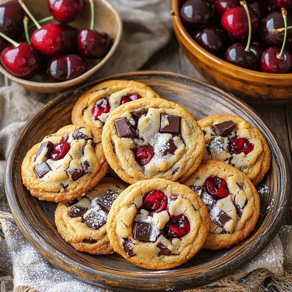 Cherry Chocolate Chunk Cookies Irresistible Treat Recipe